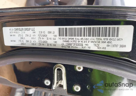 2015 Ram 1500 Express из США, поврежденный, VIN 1C6RR6FT2FS535336